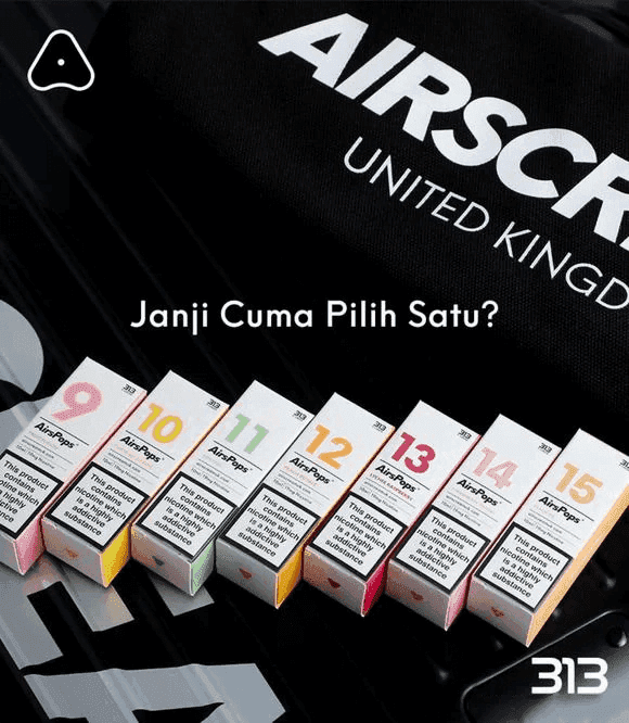 Airscream艾爾斯凱姆電子煙AIRSPOPS 313小煙油-20巨峰葡萄:圖片 4