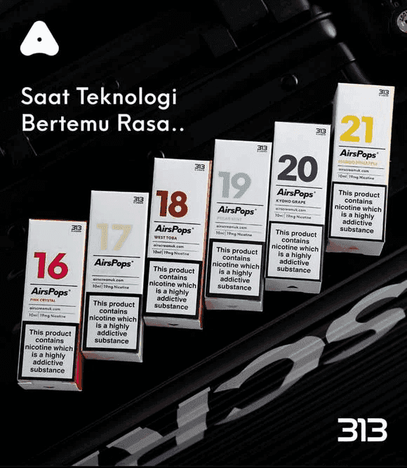 Airscream艾爾斯凱姆電子煙AIRSPOPS 313小煙油-20巨峰葡萄:圖片 5