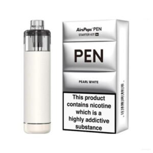 Airscream艾爾斯凱姆AirsPops PEN鉛筆電子煙主機套裝【白色】