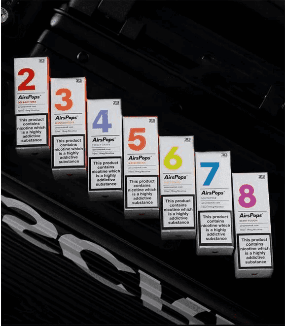 Airscream艾爾斯凱姆電子煙AIRSPOPS 313小煙油-20巨峰葡萄:圖片 6