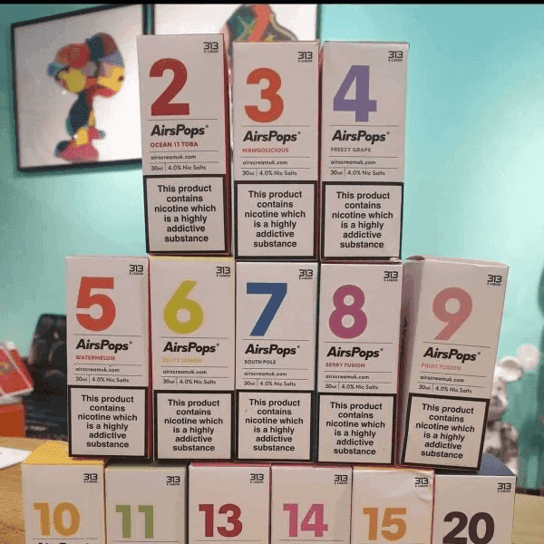 Airscream艾爾斯凱姆電子煙AIRSPOPS 313小煙油-20巨峰葡萄:圖片 8