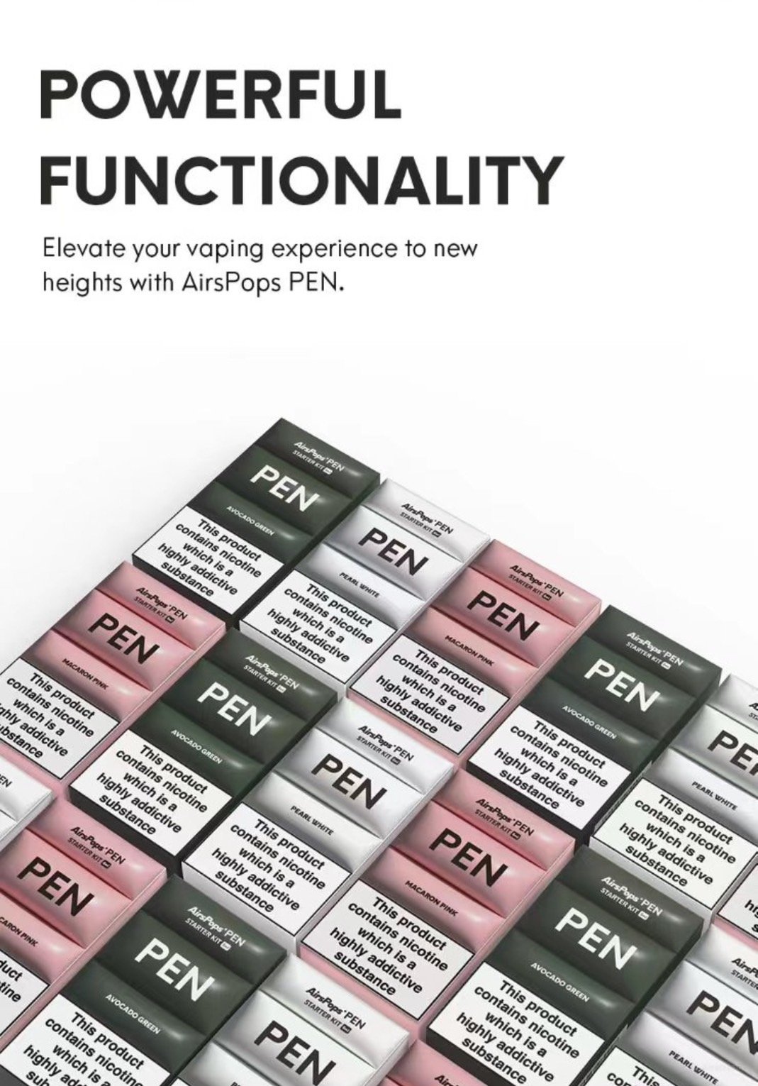 Airscream艾爾斯凱姆AirsPops PEN鉛筆電子煙主機套裝【白色】:圖片 5