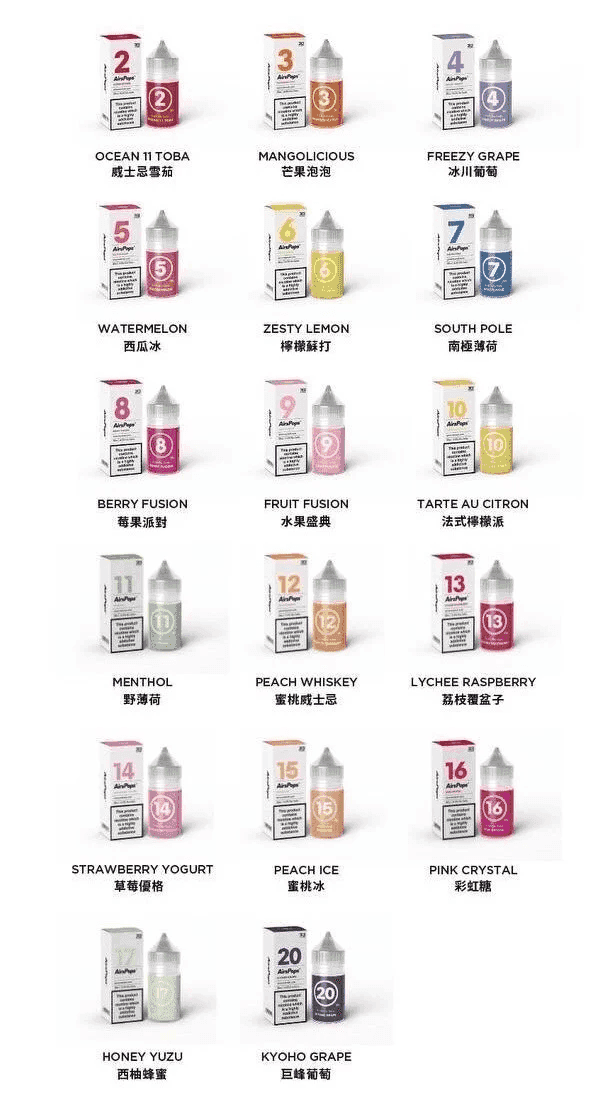 Airscream艾爾斯凱姆電子煙AIRSPOPS 313小煙油-20巨峰葡萄:圖片 2