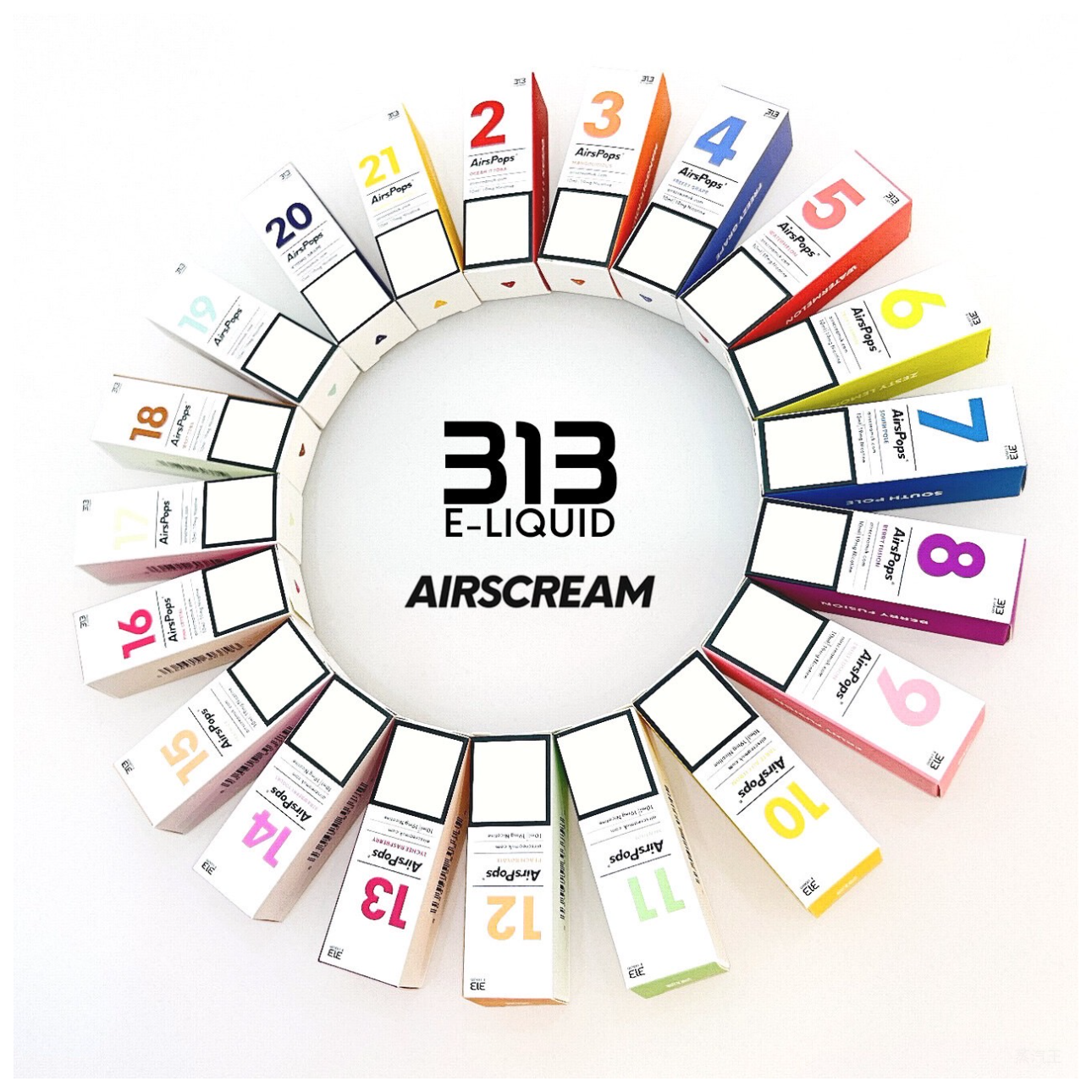 Airscream艾爾斯凱姆電子煙AIRSPOPS 313小煙油-20巨峰葡萄